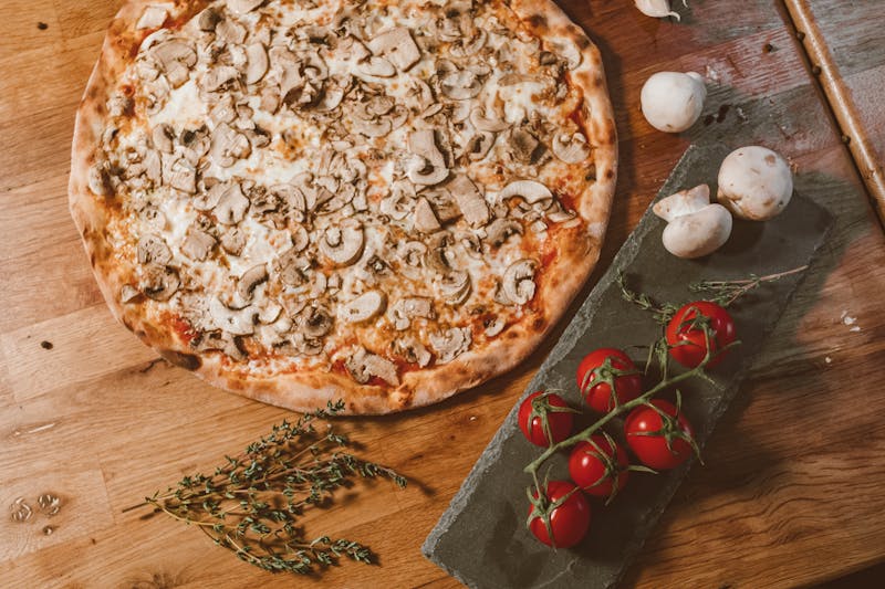 Sausage and Mushroom Pizza
